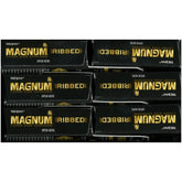 TROJAN 3'S MAGNUM RIBBED LARGE 6 PACK